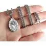 P. BLAKE Oval Saint Christopher/Michael/Joseph/Jude Necklace for Men Women, Stainless Steel Catholic Patron Pendant with Chain 24 Inches P. BLAKE Oval Saint Christopher/Michael/Joseph/Jude Necklace for Men Women, Stainless Steel Catholic Patron Pendant with Chain 24 Inches