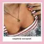 GD GOOD.designs - Golden letter necklace for women with round pendant (40 + 5cm) initial jewelry for ladies GD GOOD.designs - Golden letter necklace for women with round pendant (40 + 5cm) initial jewelry for ladies