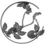 RechicGu 2 Pieces Leaf Feather Chain Tassels Bracelet Arm Cuff Band Open Upper Armband Armlet Adjustable Set Jewelry