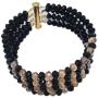 aczuv Womens Fashion Beaded Crystal Nigerian Bridal Wedding Party Necklace African Beads Jewelry Set