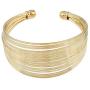 Fld Bib Choker Statement Multiple Strands Necklaces Women Cuff Open Hoop Bracelet Bangle Stud Earrings Ring Collar African Chunky Costume African Jewelry Set
