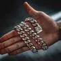 ROWIN&CO Large Heavy Men Silver 316L Stainless Steel Miami Cuban Link Chain Curb Necklace Hip hop Jewelry Choker Chain, 15mm Width/ 18-35 inch Lengths, Great Gifts to Families and Friends, (with Gift Box) ROWIN&CO Large Heavy Men Silver 316L Stainless Steel Miami Cuban Link Chain Curb Necklace Hip hop Jewelry Choker Chain, 15mm Width/ 18-35 inch Lengths, Great Gifts to Families and Friends, (with Gift Box)