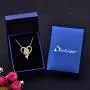 Distance Sunflower Necklace for Women S925 Sterling Silver Heart Necklace,You are My Sunshine Pendant Necklace Jewelry Gifts for Women Mom Wife Distance Sunflower Necklace for Women S925 Sterling Silver Heart Necklace,You are My Sunshine Pendant Necklace Jewelry Gifts for Women Mom Wife