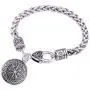 VASSAGO Vintage Norse Viking Vegvisir Compass Celtic Irish Knot Pendant Talisman Wheat Chain Bracelet VASSAGO Vintage Norse Viking Vegvisir Compass Celtic Irish Knot Pendant Talisman Wheat Chain Bracelet