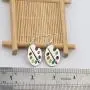 FUSTMW Artist Paint Brush Earrings Paint Palette Charm Earrings Colorful Painter Jewelry Artist Gift Art Teacher Gifts