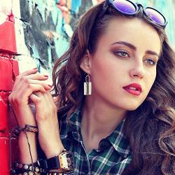 Boho Dangle Vintage Multi Metal Fashion Earrings for Women