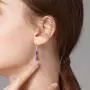 Mystic Topaz Dangle Earrings Women 925 Sterling Silver Mystic Rainbow Drop Earring Dangling Jewelry