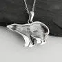 FashionJunkie4Life Sterling Silver Polar Bear Pendant Necklace, 18'' Chain