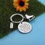 AKTAP Ice Skate Coach Gifts Figure Skating Pendant Keychain Behind Every Fearless Player is A Fearless Coach Skate Lover Gift Gift Team Sport Skater Jewelry