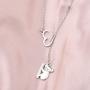 Gzrlyf Koala Bear Necklace Koala Lariat Necklace Koala Bear Gifts for Her