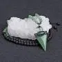 Top Plaza Natural Stone Healing Crystal Triangle Pointed Gemstone Pendant Necklace Crescent Moon Jewelry Adjustable Lava Rock Beads Necklaces for Women Men Top Plaza Natural Stone Healing Crystal Triangle Pointed Gemstone Pendant Necklace Crescent Moon Jewelry Adjustable Lava Rock Beads Necklaces for Women Men