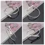 Anlsen 4PCS Sterling Silver Jewelry Set for Women Teardrop Pendant Necklace Earring Bracelet and Ring Jewelry Gifts Anlsen 4PCS Sterling Silver Jewelry Set for Women Teardrop Pendant Necklace Earring Bracelet and Ring Jewelry Gifts