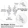Silvora Sterling Silver Non-Piercing Ear Cuff Earrings, Helix Cartilage Cuff Earrings Set for Women Teen Girls with Delicate Brand Packaging