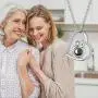 EleShow Mom Necklace-Mother and Child I Love You Necklace 100 Languages Love Heart Pendant, Mothers Day Jewelry Gifts for Mom