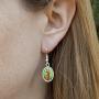 GRAPHICS & MORE Scooby-Doo Character Novelty Dangling Drop Oval Charm Earrings