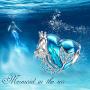 FOREVER QUEEN Mermaid Charms fit Pandora Charms Bracelet 925 Sterling Silver Charms Bead CZ Heart Shape Blue Enamel Bead Ocean Sea Charm for Snake Bracelets Necklace Women Girls Gift (Mermaid Charm)