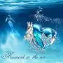 FOREVER QUEEN Mermaid Charms fit Pandora Charms Bracelet 925 Sterling Silver Charms Bead CZ Heart Shape Blue Enamel Bead Ocean Sea Charm for Snake Bracelets Necklace Women Girls Gift (Mermaid Charm)