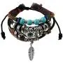 Evil Eye Bracelet for Women Man, Leather Bracelets Adjustable Charm Beads Best Friend for Teen Girls jewelry Evil Eye Bracelet for Women Man, Leather Bracelets Adjustable Charm Beads Best Friend for Teen Girls jewelry