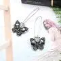 Halloween Earrings for Women Butterfly Skull Drop Dangle Earrings Thin Wire Long Dangling Earrings for Girls Halloween Earrings for Women Butterfly Skull Drop Dangle Earrings Thin Wire Long Dangling Earrings for Girls