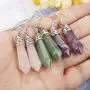 FIBO STEEL Quartz Stone Dangle Earrings for Women Healing Chakra Gemstone Earring Healing Crystal Earring Jewelry Set FIBO STEEL Quartz Stone Dangle Earrings for Women Healing Chakra Gemstone Earring Healing Crystal Earring Jewelry Set