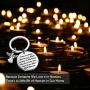 TIIMG Sympathy Keychain Memorial Gifts Loss of Father Mother Husband Dad Son Sister Sympathy Gifts