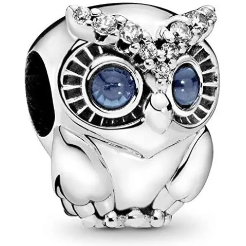 Pandora Jewelry Sparkling Owl Cubic Zirconia Charm in Sterling Silver Pandora Jewelry Sparkling Owl Cubic Zirconia Charm in Sterling Silver