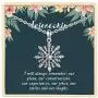 LOVEON Snowflake Necklace for Women Sterling Silver Pendant with Cubic Zirconia Christmas Birthday Gifts Jewelry for Girls Friend Her, 18 Inches LOVEON Snowflake Necklace for Women Sterling Silver Pendant with Cubic Zirconia Christmas Birthday Gifts Jewelry for Girls Friend Her, 18 Inches