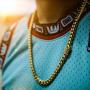 PY BLING 14k Gold Plated Mens Heavy Miami Cuban Link Chain Choker with Lab Diamond Clasp Stainless Steel Hip Hop Thick 8mm-16mm Necklace or Bracelet