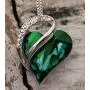 ALL BY MYSELF BLINGS Infinity Necklace Love Heart Pendant Birthstone Crystals Jewelry for Women, Mom, Girls Birthday Gifts