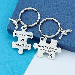 HN HNHB My Thelma Louise Best Friend Keychain Friendship Gift Birthday Jewelry Gifts