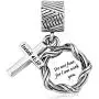 LuckyJewelry Religious Bible Christian Keep Faith Cross Charms for Charm Bracelets LuckyJewelry Religious Bible Christian Keep Faith Cross Charms for Charm Bracelets