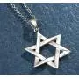 FANCIME White Gold Plated 925 Sterling Silver Polished Shiny Big Large Star Of David Pendant Necklace Silver Jewelry for Mens Boys, With 20 Inch Durable Lobster Clasp Rolo Chains FANCIME White Gold Plated 925 Sterling Silver Polished Shiny Big Large Star Of David Pendant Necklace Silver Jewelry for Mens Boys, With 20 Inch Durable Lobster Clasp Rolo Chains