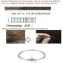 JMQJewelry Lucky Beads Women Girls European Jewelry Circle Charms for Bracelet Stainless Steel Snake Chain 14.5 16.5 18.5 20.5 cm JMQJewelry Lucky Beads Women Girls European Jewelry Circle Charms for Bracelet Stainless Steel Snake Chain 14.5 16.5 18.5 20.5 cm