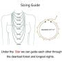 YANCHUN Star Choker Necklace Gold Star Necklace for Women Dainty Layer Necklaces for Teen Girls Gift