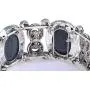 Alilang Stretchy Antique Silvery Tone Clear Crystal Rhinestones Victorian Cameo Lady Bangle Bracelet Alilang Stretchy Antique Silvery Tone Clear Crystal Rhinestones Victorian Cameo Lady Bangle Bracelet