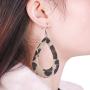 Starain 16 Pair Faux Leather Earring for Women Girls Lightweight Teardrop Leather Dangle Earring Leaf Drop Earring Set