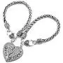 MZC Jewelry Best Friend Bracelet for 2 Girls Love Half Heart Shaped Friendship Bracelet Set for Women Sister MZC Jewelry Best Friend Bracelet for 2 Girls Love Half Heart Shaped Friendship Bracelet Set for Women Sister