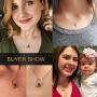 M MOOHAM Initial Necklace for Women Gift - 26 A-Z Initial Letters Necklace Jewelry Personalized 100 Languages I Love U Pendant Necklace Best Gifts for Women Girl Mothers Day Birthday Parties