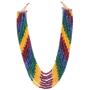 Ratnavali Jewels Multi Color 7 Line Quartz Beads Strand Jewelry Necklace Women