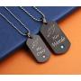 SunnyHouse Jewelry His & Hers Matching Set Titanium Stainless Steel His Crazy Her Weirdo Couple Pendant Necklace in a Gift Box