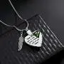 Heart Urn Necklace for Ashes Stainless Steel Cremation Jewelry for Ashes Keepsake Necklaces …