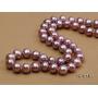 JYX Pearl Necklace Set AAA Quality 7-8mm Round Freshwater Cultured Pearl Necklace and Earings Set