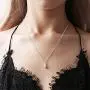 Waterdrop Necklace Set Simple Teardrop Stud Earrings Water Drop Comma Open Bracelet Rings Set for Women Girl 4Pcs/set Waterdrop Necklace Set Simple Teardrop Stud Earrings Water Drop Comma Open Bracelet Rings Set for Women Girl 4Pcs/set