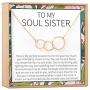 Dear Ava Best Friend Necklace - 3 Asymmetrical Interlocking Circle Necklace for BFF, Long Distance Friends, and Forever Friends - Best Friend Jewelry Charm Comes in a Rose Gold Plated Base Dear Ava Best Friend Necklace - 3 Asymmetrical Interlocking Circle Necklace for BFF, Long Distance Friends, and Forever Friends - Best Friend Jewelry Charm Comes in a Rose Gold Plated Base