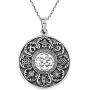 AeraVida Ancient Tibetan Amulet .925 Sterling Silver Pendant Necklace
