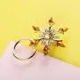 PANGRUI Exquisite Winter Holiday Snowflake Flower with Rhinestones Magnetic Eyeglass Holder Brooch Pin PANGRUI Exquisite Winter Holiday Snowflake Flower with Rhinestones Magnetic Eyeglass Holder Brooch Pin