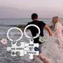 CYTING Her Stitch His Angel Puzzle Piece Keychain Set with Hibiscus Flower Charm Hawaiian Jewelry Gift for Couples Family Best Friends