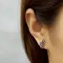 Cinlan 925 Sterling Silver Punk Gothic Rock Skull Hand Bone Earrings Cinlan 925 Sterling Silver Punk Gothic Rock Skull Hand Bone Earrings