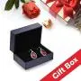 Swarovski Crystal Halo Teardrop Drop Dangle Earrings for Women 14K Rose Gold Plated Hypoallergenic Jewelry Swarovski Crystal Halo Teardrop Drop Dangle Earrings for Women 14K Rose Gold Plated Hypoallergenic Jewelry