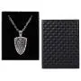VENICEBEE Archangel St. Michael Saint Medal Cross Sword Shield Angel Guardian Protection Prayer Solid 925 Sterling Silver Pendant Necklace with Chain Black Pouch Polishing Cloth Gift Box VENICEBEE Archangel St. Michael Saint Medal Cross Sword Shield Angel Guardian Protection Prayer Solid 925 Sterling Silver Pendant Necklace with Chain Black Pouch Polishing Cloth Gift Box